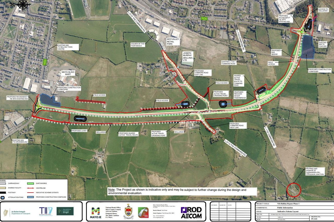 North Mayo councillors told Ballina eastern bypass not a priority