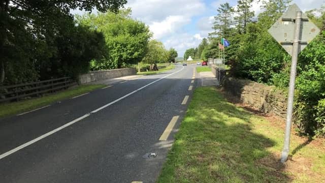 Straide River Bridge is currently being replaced with diversions in place