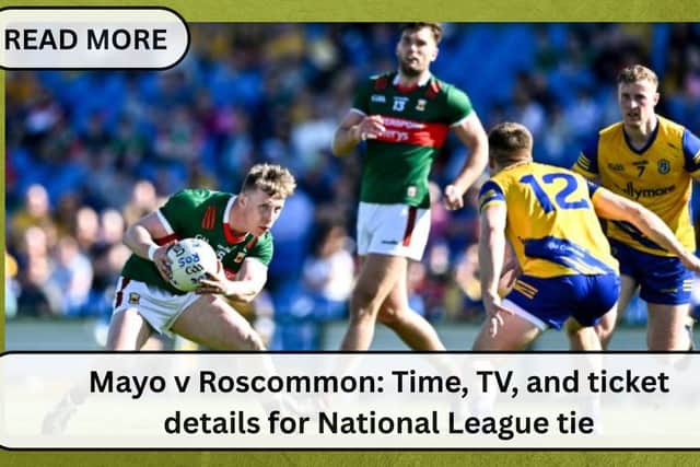 Castlebar is alive with noise this afternoon, with the Connacht neighbours looking to lay down a marker ahead of the Connacht Championship, as well as giving them a chance of making the Division One final.