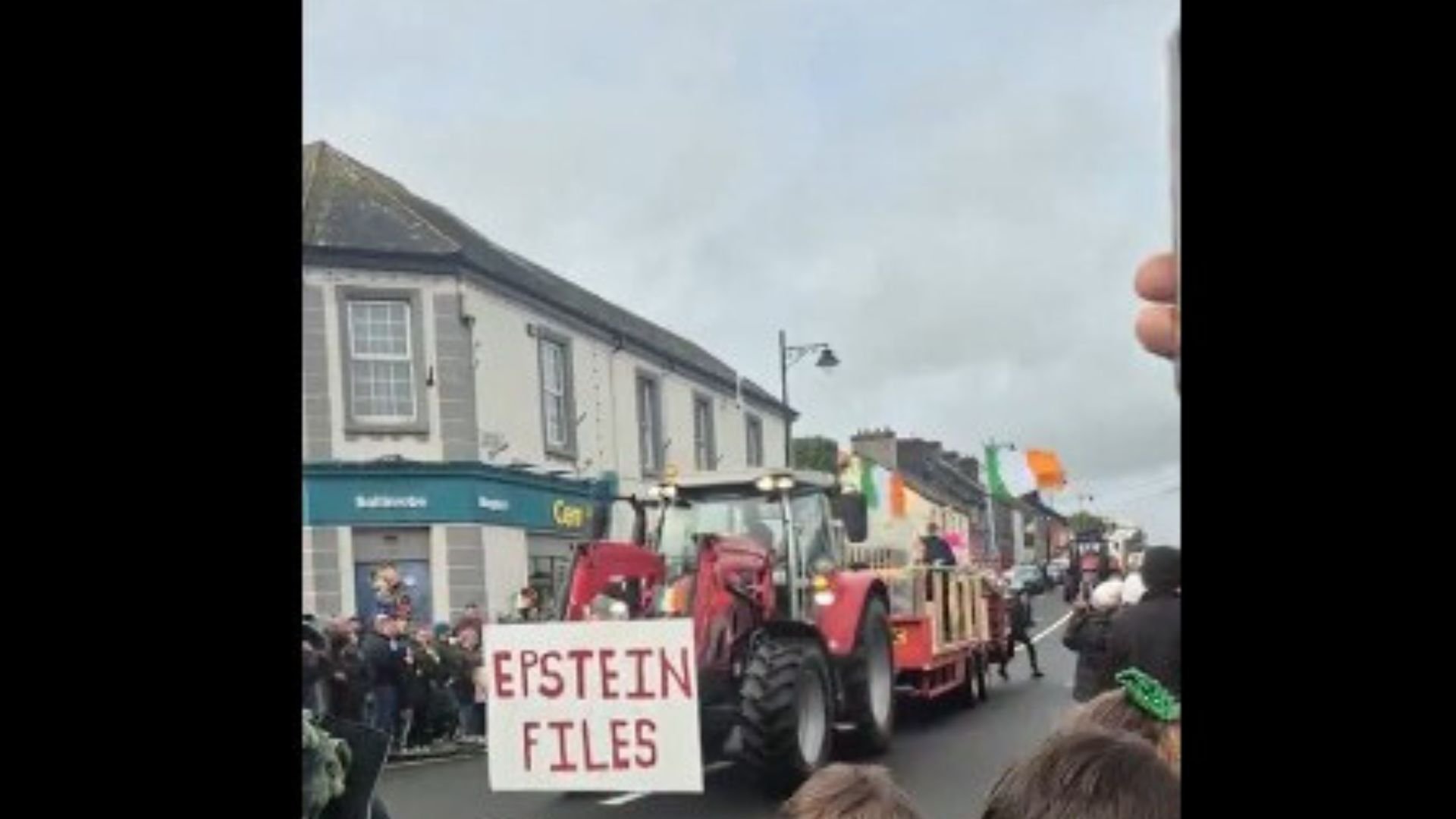 'Disgusted' - Epstein Files float at Mayo St Patrick's Day Parade ...