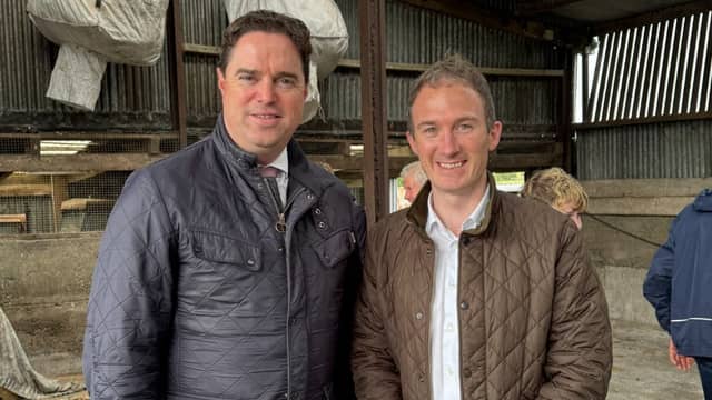 Minister Alan Dillon pictured with the Minister for Agriculture, Food and The Marine Martin Heydon
