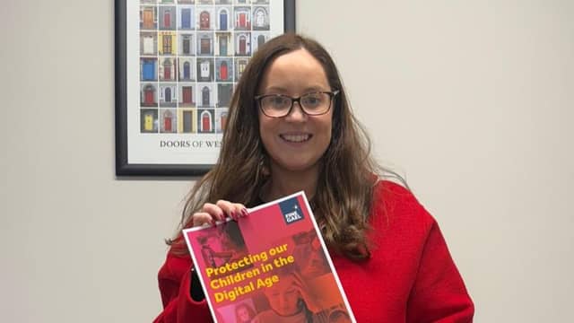 Keira Keogh TD is reminding parents that it isn’t just mobile phones that pose a risk, but any device that can connect to the internet.
