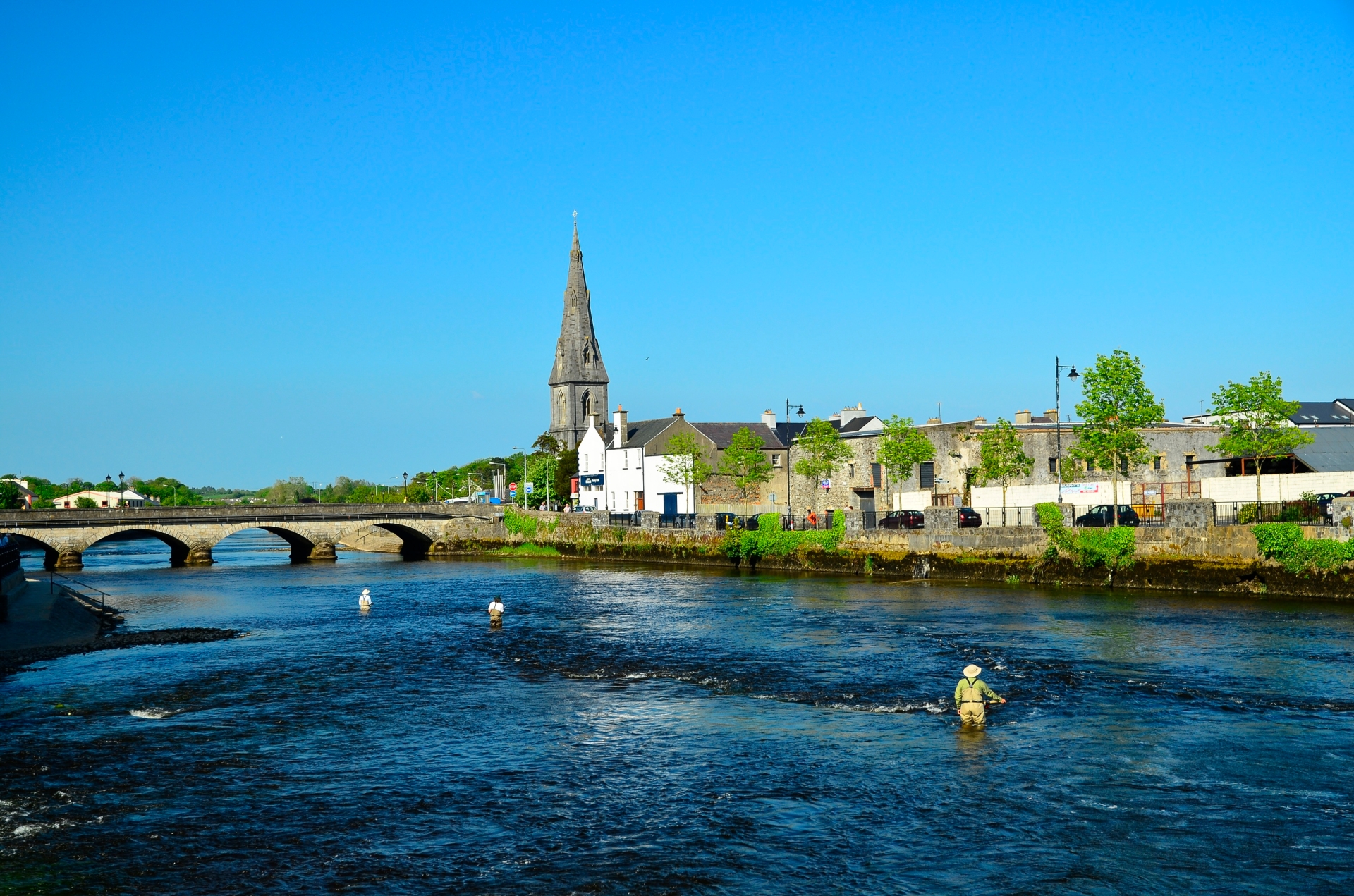 The ridge pool at the Moy Fishery, Ballina, which is now reopened to angling by Inland Fisheries Ireland