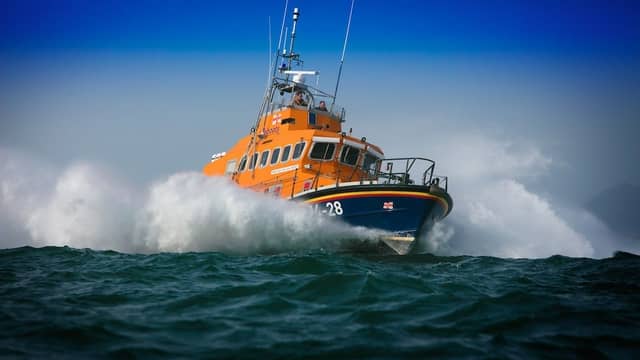 The Sam and Ada Moody lifeboat which has been stationed in Achill since 1999