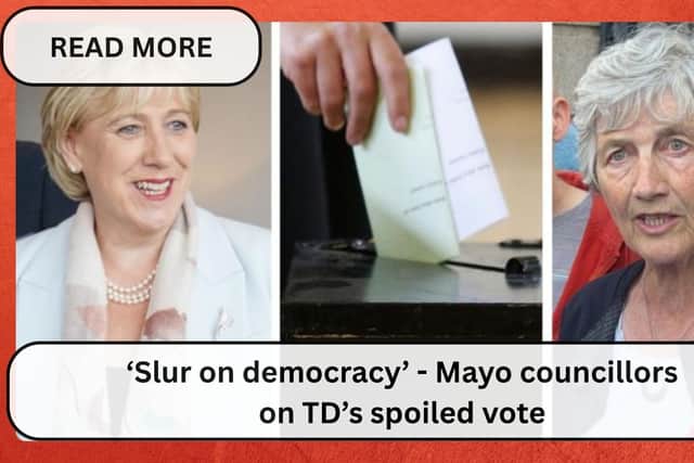 At the most recent Claremorris-Swinford Municipal District Meeting, the topic of spoiling votes in the October 24 Presidential Election between Catherine Connolly and Heather Humphries was touched on first by Councillor Patsy O'Brien and Councillor Damien Ryan.