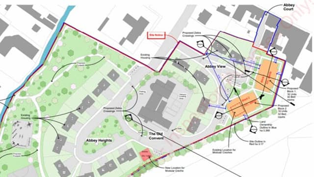An architectural drawing of the proposed IPAS centre