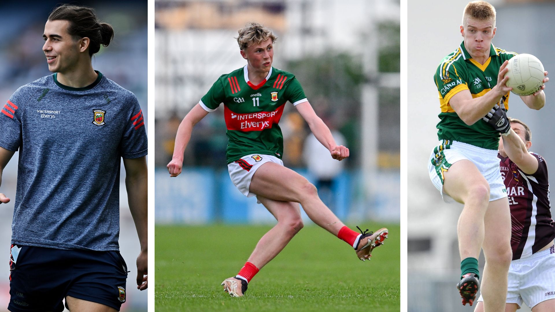 Kobe McDonald will be able to look at the past experiences of Kerry's Tommy Walsh and fellow Mayo man Oisín Mullin when he joins the AFL with St Kilda on a Rookie B contract. Pics: Sportsfile