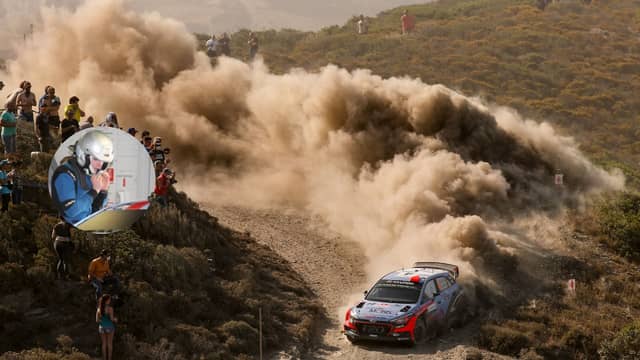 Lorcan Moore(inset), from Crossmolina is the sole Mayo man participation in the Italian World Rally Championships in Sardinia this weekend