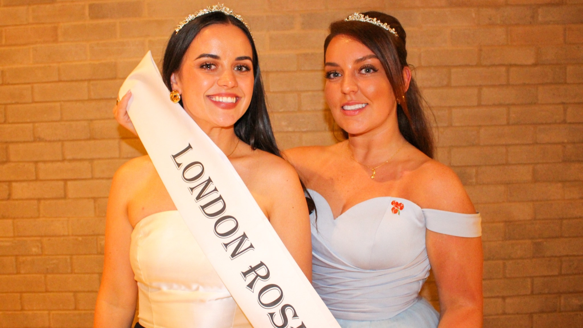 Shauna Sammon (Left) and last year's London Rose Glenna Mannion