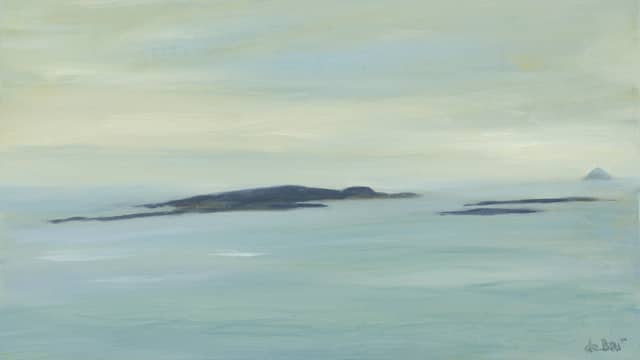 Pamela De Brí's interpretation of Duvillaun Island as part of her 'Ar an Imeall - On the Edge' art collection