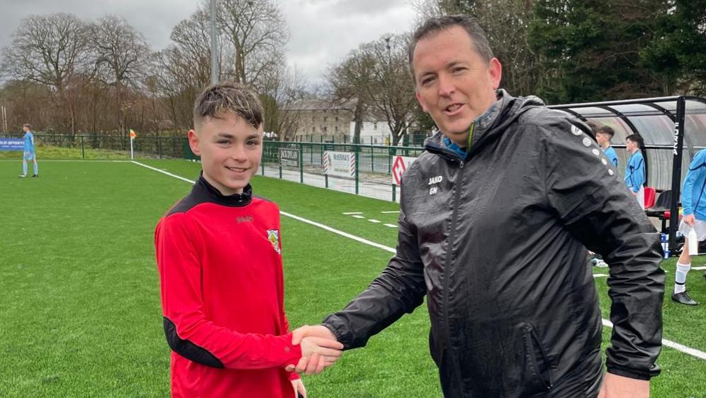 Mayo father and son meet on opposing sides in soccer match