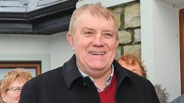 Gerry Loftus pictured at the official opening of Nephin Medical Centre in Lahardane (Pic: Conor McKeown)