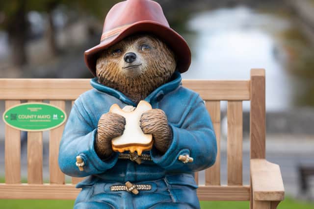 The Westport junior scouts were also out in force for the occasion and had their picture taken with Paddington.