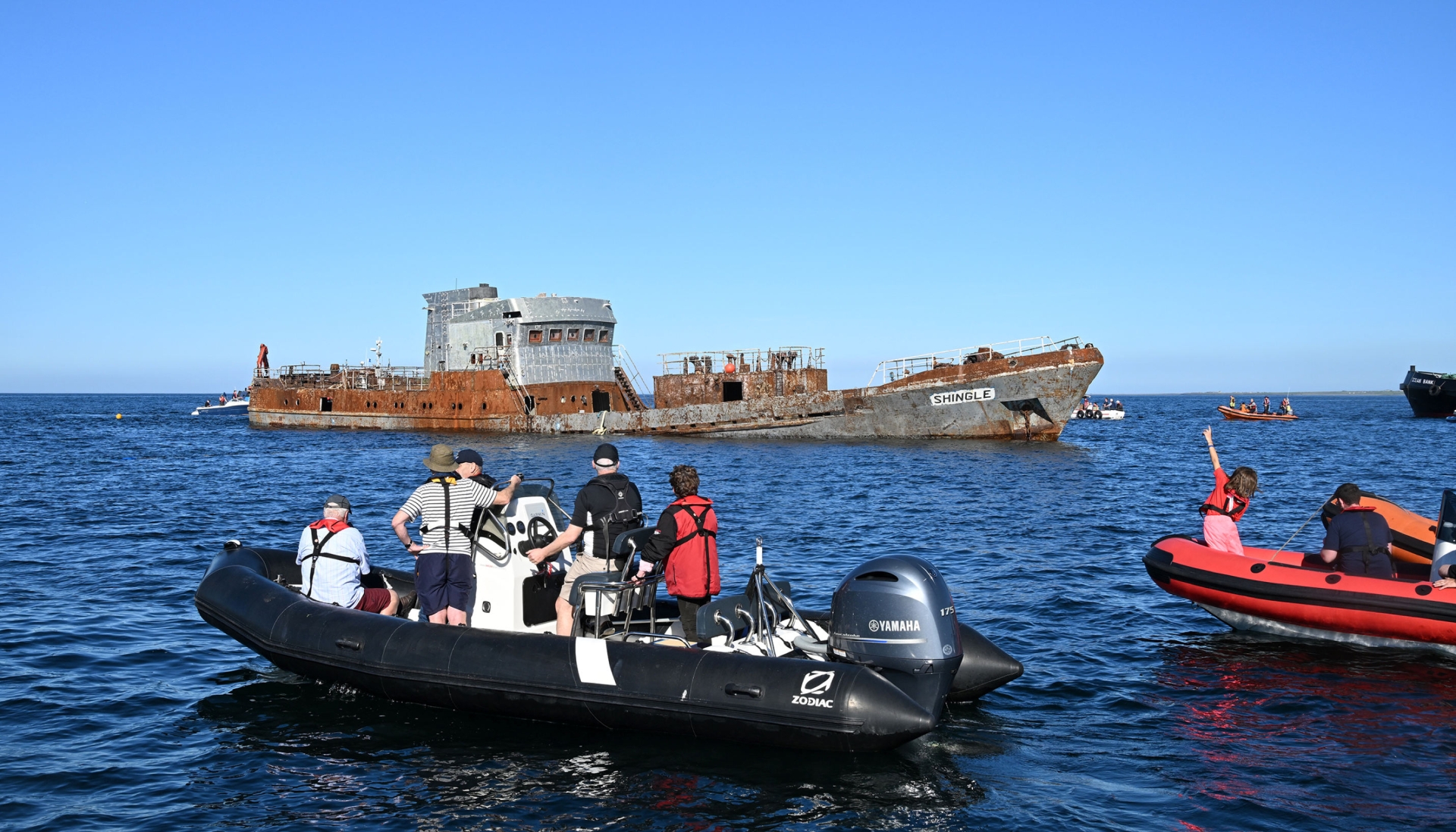MV Shingle attracting marine life back to Killala Bay