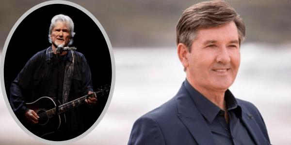 Daniel O'Donnell and (inset) the late Kris Kristofferson