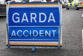 Garda at scene of Road Traffic Colllision