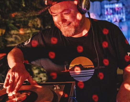 VIBRANT VINYL Mr Whippy (AKA Dermot McCabe) spinning the discs.