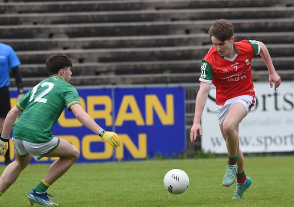 Mayo qualified for the Connacht final with a big win over Leitrim in Castlebar. Pic: David Farrell