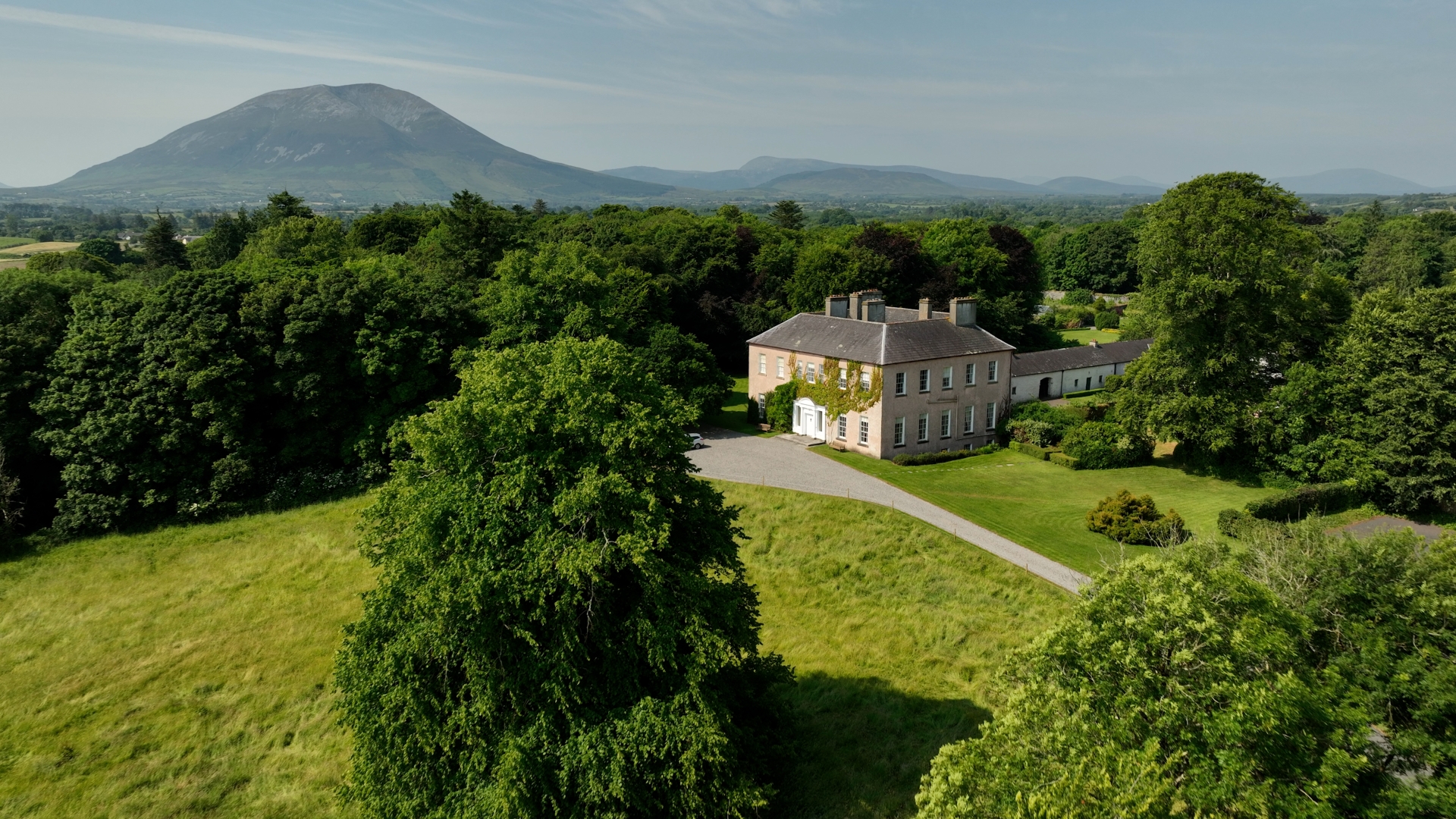 The film was shot at Enniscoe House