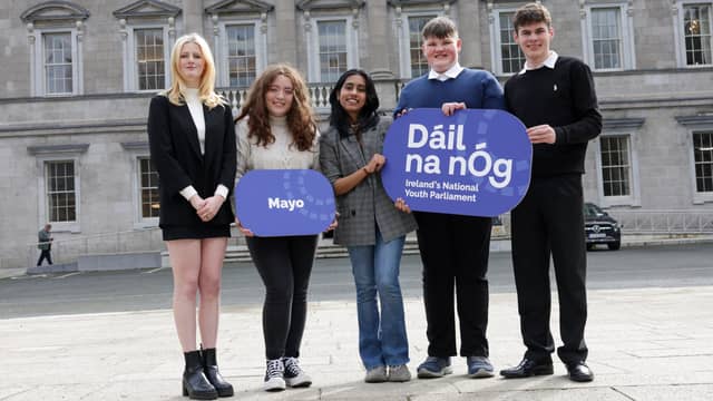 From left to right: Rebecca Murray, Sinead Murray 2 Hanna Elsa Aby , Liam Maloney, and Michael Rowland