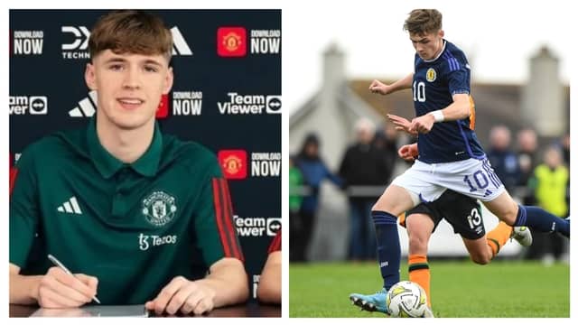 Jack and Tyler Fletcher whose grandmother Bridie is a native of Achill Island signed professional contracts with Man Utd