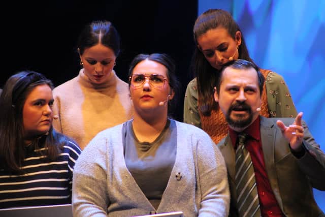 There was not one weak link either among the small army of supporting characters, including but not limited to, Paulette (Olywn Behan), Vivienne (Katie Padden), Enid (Aoife Halligan), Brooke (Sarah Granahan) and Kyle (Andrew Hannon).