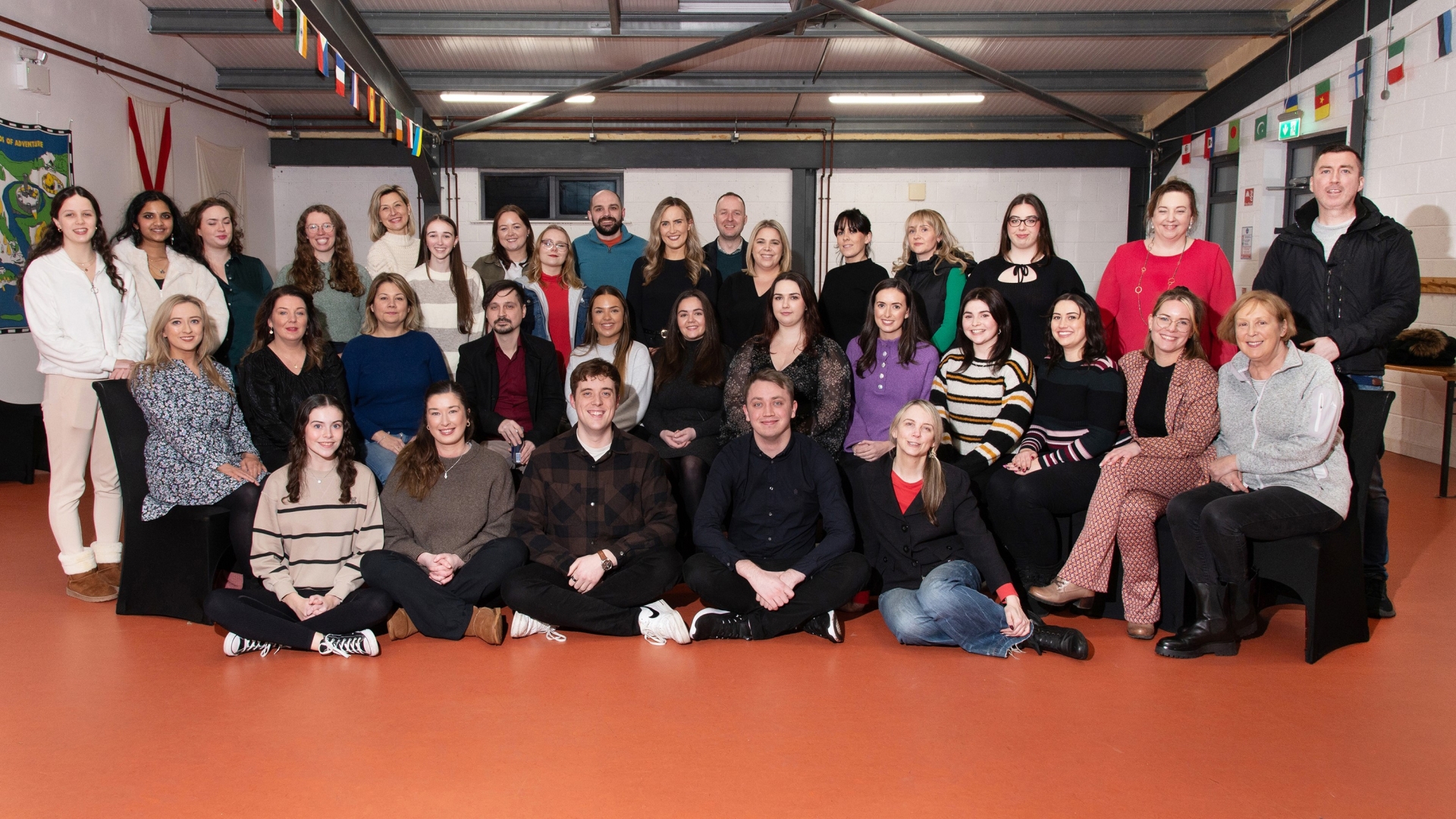The cast of Castlebar Musical and Dramatic Society's 'Legally Blonde' which runs from March 7-9 in The Royal Theatre, Castlebar (Pic: Alison Laredo)