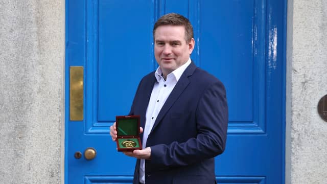 Tuohy was honoured at the award ceremony last week.
