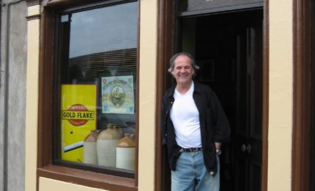 Michael Cannon outside Cannon's Pub in Castlebar.