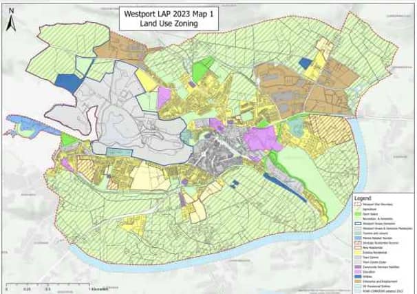 Westport-based councillors are being asked to consider land for zoning in the draft Westport Local Area Plan