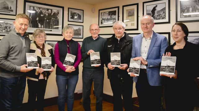 Members of the Murrisk Development Association at the launch of Chris Grady's book, 'Murrisk: The History of an Irish Fishing Village'