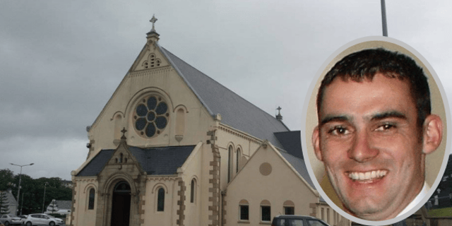 A mass for the recovery of Daniel Gallagher (inset) will be held at the Church of the Holy Family, Ardara on Sunday morning.