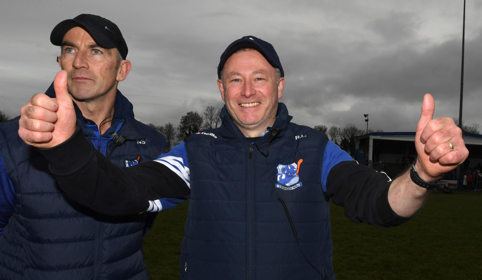 Tooreen manager Ray Larkin was a happy man of Sunday's victory. Pic: Dave Farrell