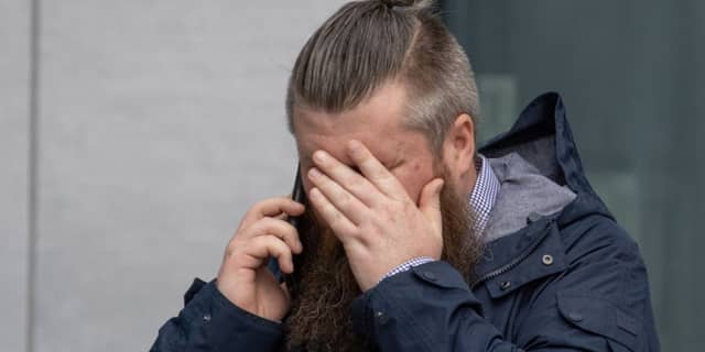 Patrick O'Keefe leaving Letterkenny courthouse. (North West Newspix)