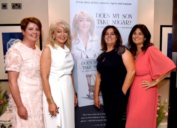 Eithne Ring (second from left) with Clare McKeown, Cora Sadik and Mair O’Malley at her book launch last year.
