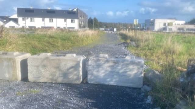 Part of the site for the Ballinrobe Urban Greenway (Pic: Cllr Patsy O'Brien)