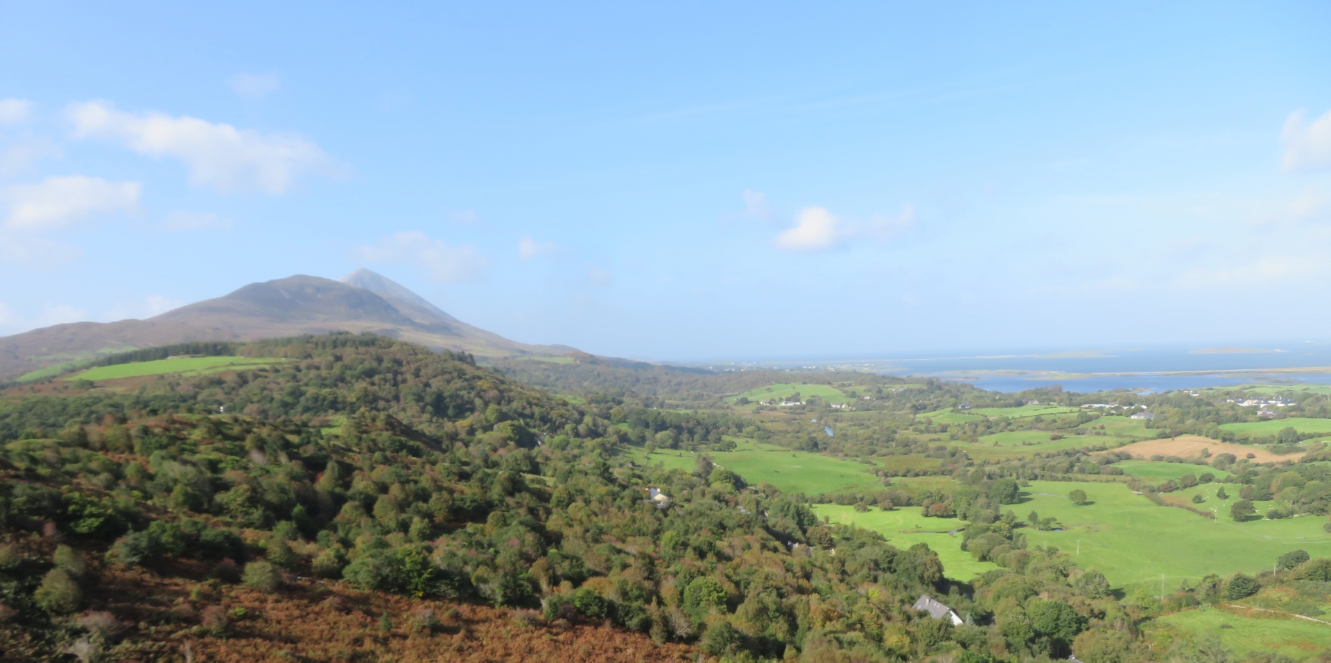 BEAUTIFUL VISTA Croagh Patrick and Clew Bay from Killeencoff Hill. Pic: John O’Callaghan