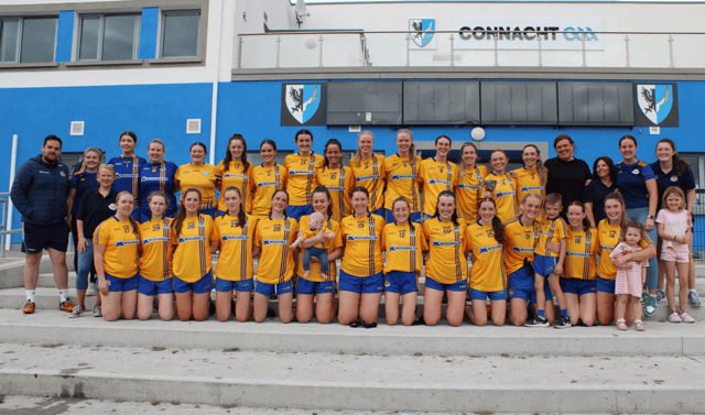 The Knockmore senior ladies pictured after winning the Mayo Senior League Division 1 Cup at the Connacht GAA Centre of Excellence in Bekan