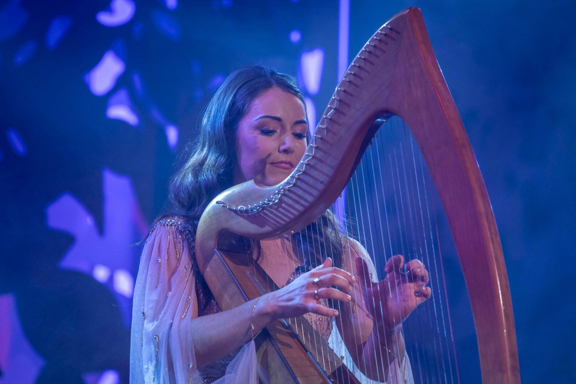 Mayo Rose Kate Heneghan wows audiences with original harp composition