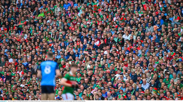 A general view of the crowd at Croke Park on Sunday.