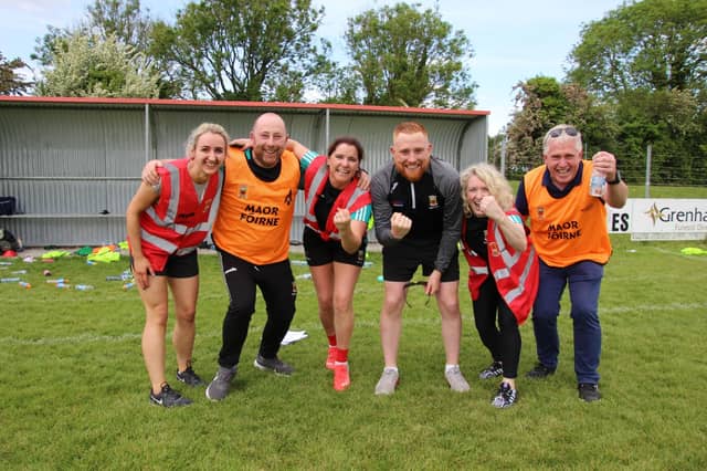 Mayo Under-14 manager Sinead Stagg and her management team.