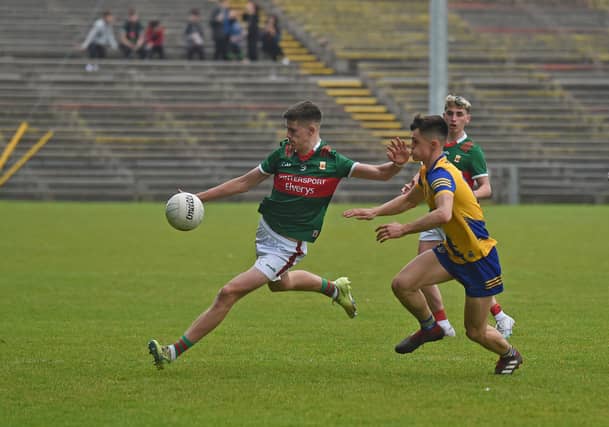 Mayo's Shane Cunningham in action in the Connacht Minor