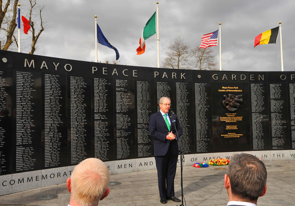 'Crumbling' Mayo Peace Park needs to be take over by OPW – Barrett