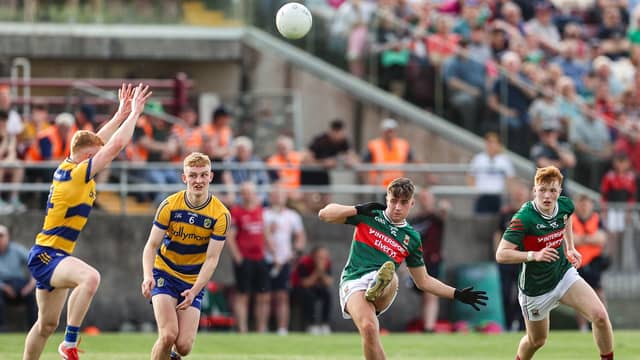 Mayo's Tom Lydon and Darragh Beirne will be hoping for Mayo to retain their Connacht title. Pic: Sportsfile.