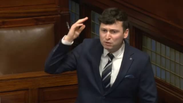 Pictured is Deputy Paul Lawless (Aontú)