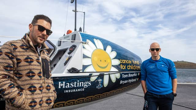 Tom Bourke and Bryan Hyland from Westport are preparing to row across the Atlantic Ocean in aid of Cancer Fund for Children and Daisy Lodge Mayo
