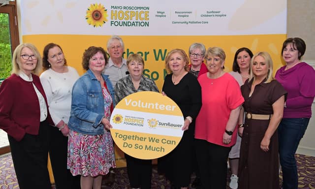 Mayo Volunteers were honoured at a special celebration hosted by the Mayo Roscommon Hospice Foundation in Claremorris. Credit: Conor McKeown