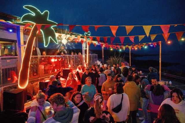 The Tropical Discotheque was a hive of activity at a previous Clare Island Bank Holiday weekender