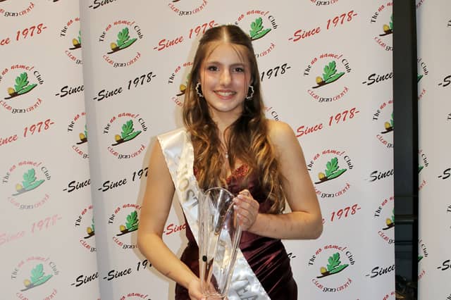 Simona Gaubyte of Claremorris No Name Club received the Host of the Year award