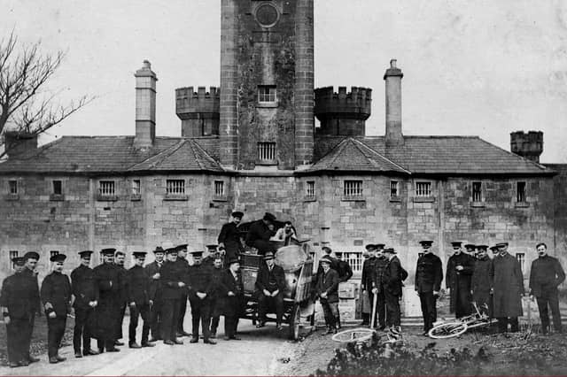 Castlebar Prison on the cover of ‘Castlebar Prison & The Bridewells of County Mayo 1835–1935’ by Dr Michael M. O’Connor